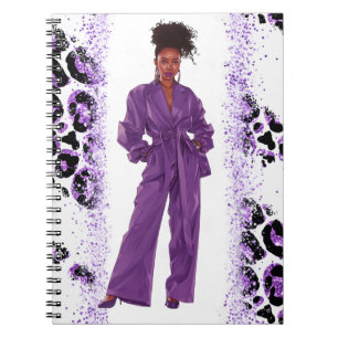 Caderno Espiral Shopp Sista da Rainha Negra Africana Melanin