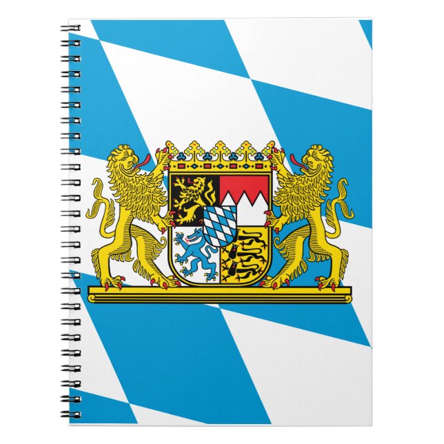 Caderno Espiral Show off your colors - Bayern/Bavaria (Frente)