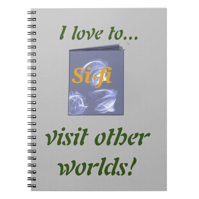 Caderno Espiral Si-Fi (Frente)