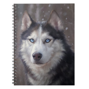 Caderno Espiral Siberian Husky