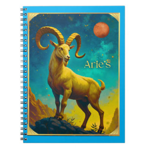 Caderno Espiral Signo Zodiacal de Áries o Carneiro