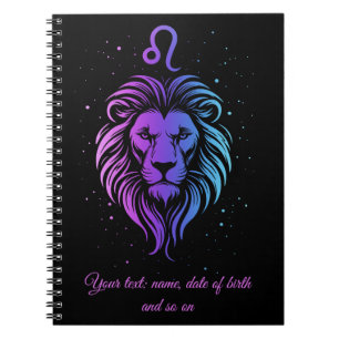 Caderno Espiral Signo zodiacal de Leão
