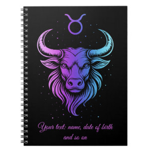 Caderno Espiral signo zodiacal Touro
