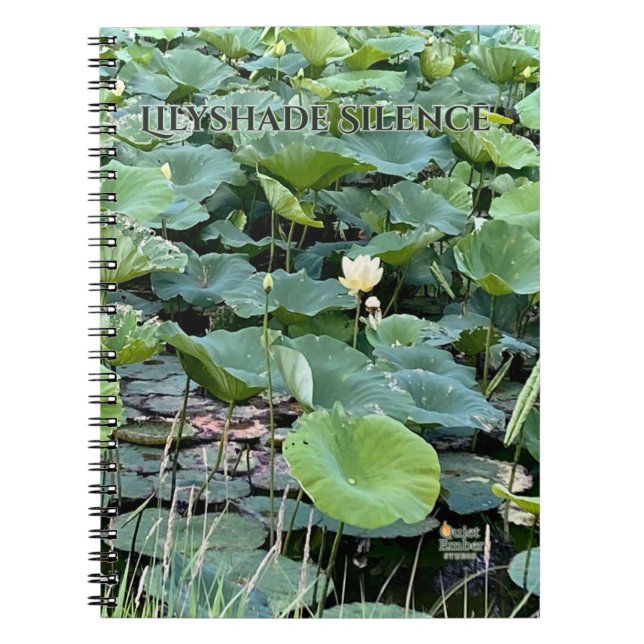 Caderno Espiral Silêncio Lilyshade  (Frente)