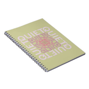 Caderno Espiral Silêncio Silêncio Silêncio