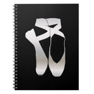 Caderno Espiral Silhouette do Balé Ponteiro da Equipe