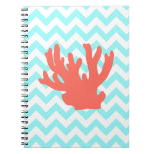 Caderno Espiral Silhueta coral