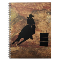 Silhueta de Barrel Racing Girl em uma textura verd