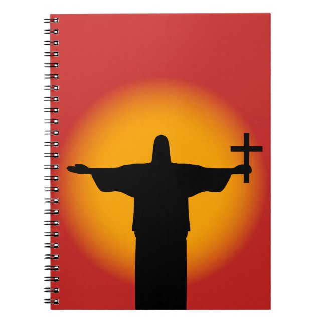 Caderno Espiral Silhuette com cruz (Frente)