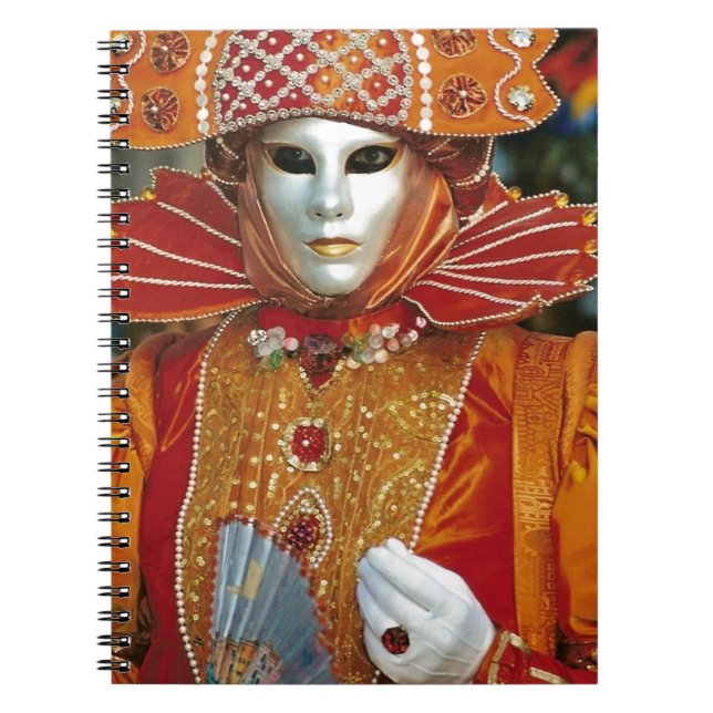 Caderno Espiral Silver Kabuku Mask (Frente)
