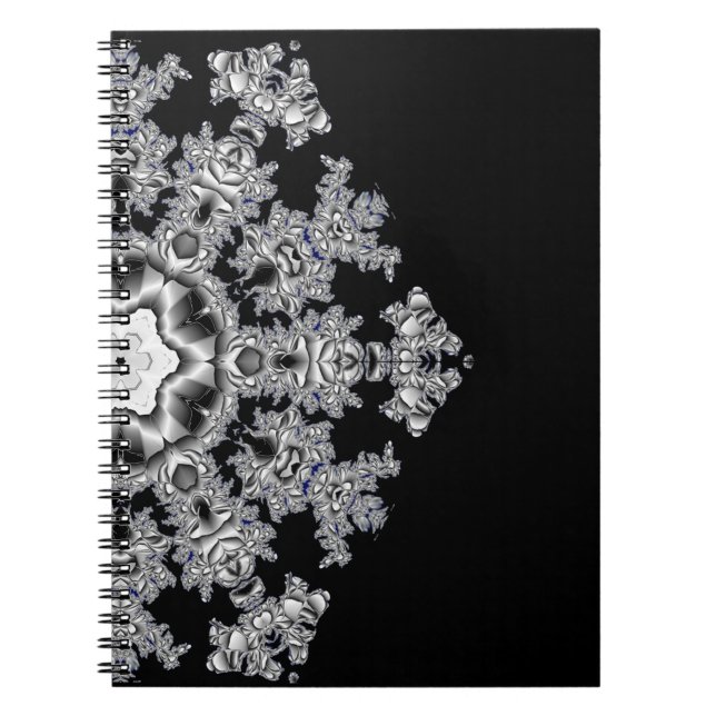Caderno Espiral Silver Snowflake (Frente)