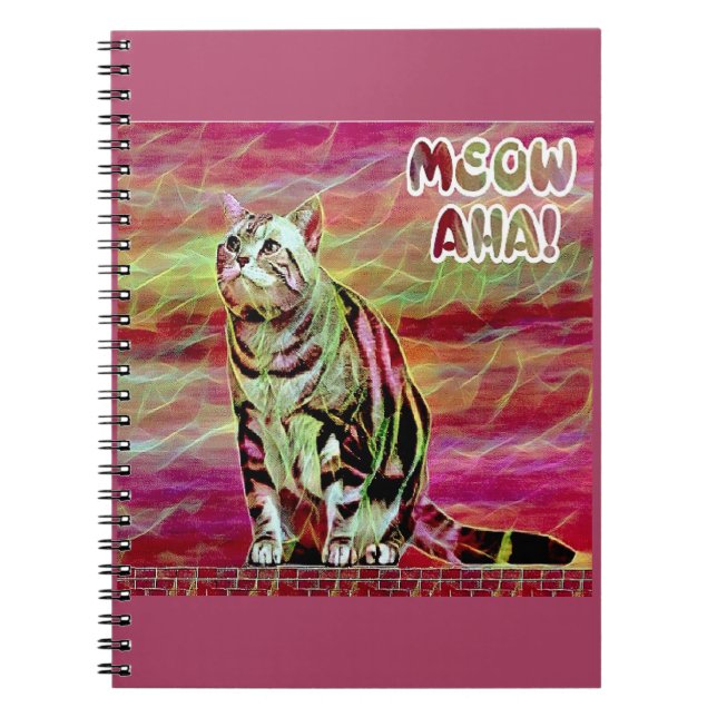 Caderno Espiral Silver Tabby (Frente)