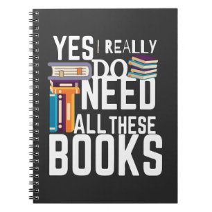 Caderno Espiral Sim, Eu Realmente Preciso De Todos Estes Livros