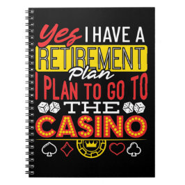 Caderno Espiral Sim, tenho um plano de aposentadoria Casino Engraç