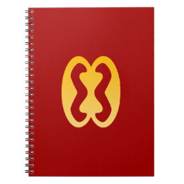 Caderno Espiral Símbolo Adinkra (Relações Humanas)