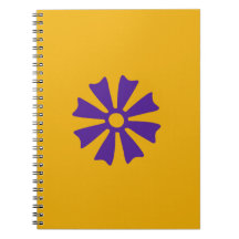 Símbolo Adinkra (Sabedoria) Notebook com ligação e