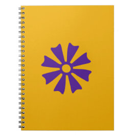 Caderno Espiral Símbolo Adinkra (Sabedoria) Notebook com ligação e