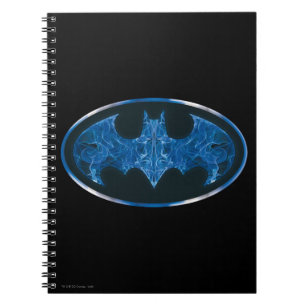 Caderno Espiral Símbolo Blue Smoke Bat