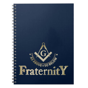 Caderno Espiral Símbolo de maçonaria