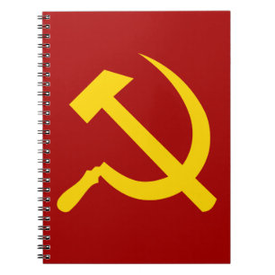 Caderno Espiral Símbolo de União Soviética - Советский