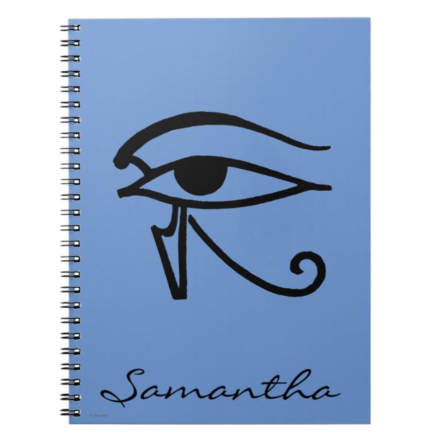 Caderno Espiral Símbolo egípcio: Utchat (Frente)