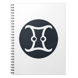 Caderno Espiral Símbolo Gemini Clássico