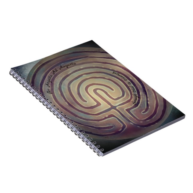 Caderno Espiral Símbolo labirinto (Lado Direito)