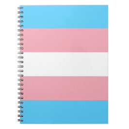 Caderno Espiral Símbolo transgênero trans prido LGBT gay homos