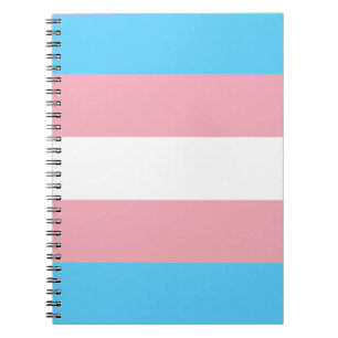 Caderno Espiral Símbolo transgênero trans prido LGBT gay homos