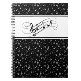 Caderno Espiral símbolos musicais
