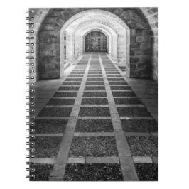 Caderno Espiral Simetria em preto e branco