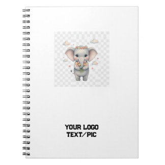 Caderno Espiral simple custom blue purple black leaves add your  t