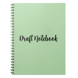 Caderno Espiral Simple Draft Book for School, homework & Projects