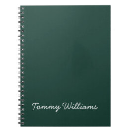 Caderno Espiral Simples Emerald Green Professional