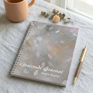 Caderno Espiral Simples espiral elegante minimalista chique boho m