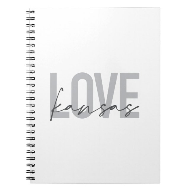 Caderno Espiral Simples, moderno, urbano, legal design de Amor Kan (Frente)