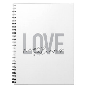 Caderno Espiral Simples, urbano, moderno design legal Ama Nova Orl