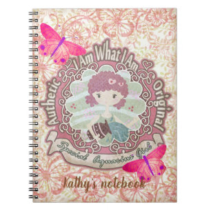 Caderno Espiral Sinais de Aquário. notebook personalizado