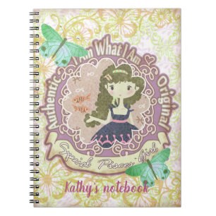 Caderno Espiral Sinais de peixes. Notebook personalizado