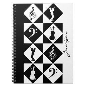 Caderno Espiral Sinais Musicais