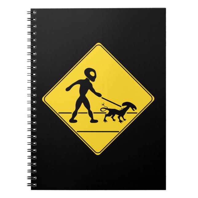 Caderno Espiral Sinal de Alienígena (Frente)