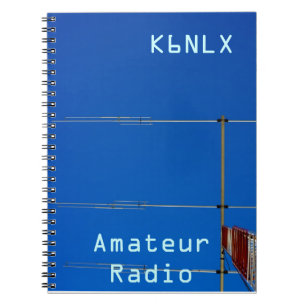 Caderno Espiral Sinal de chamada de rádio & feixe amadores 3