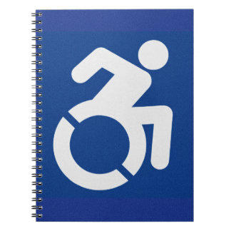Caderno Espiral Sinal de Deficientes Moderno