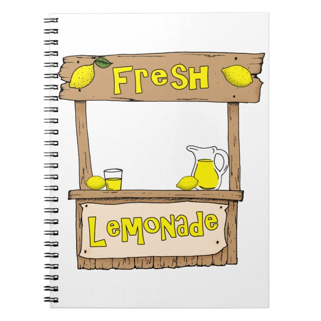 Caderno Espiral sinal de limonada (Frente)