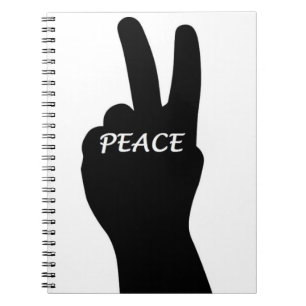 CADERNO ESPIRAL SINAL DE PAZ