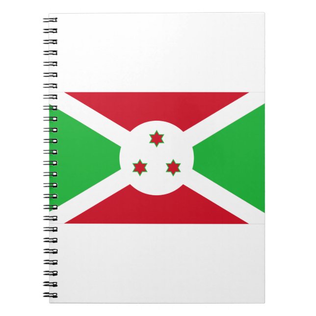 Caderno Espiral Sinalizador Burundi (Frente)