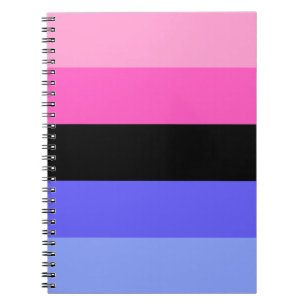 Caderno Espiral Sinalizador de Orgulho Omnisexual