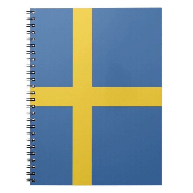 Caderno Espiral sinalizador de suecia (Frente)