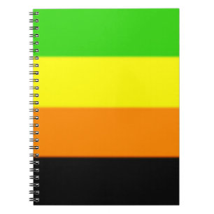 Caderno Espiral Sinalizador do Orgulho Aromântico de Queda