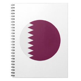 Caderno Espiral Sinalizador do Qatar